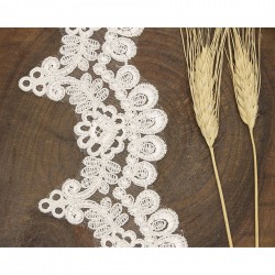 Kırık Beyaz Fransız Güpür 713-DAN-478