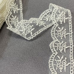 Kenarlı Oyma Desenli Güpür Dantel Fisto 1 Top 9 Metre-DAN-529