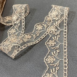 Minik Papatya Kenar Güpür Dantel Fisto 1 Top 9 Metre-DAN-544