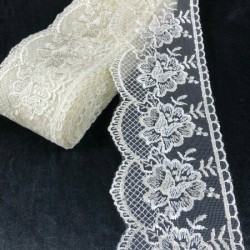 Krem Güpür Dantel Model 103-DAN-563