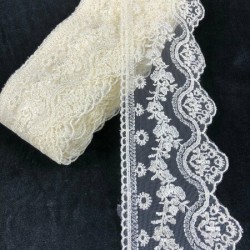 Krem Güpür Dantel Model 104-DAN-565