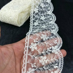 Krem Güpür Dantel Model 105-DAN-567