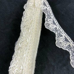 Krem Güpür Dantel Model 110-DAN-577