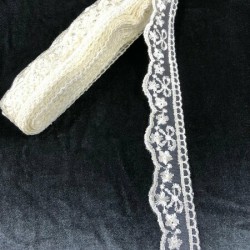 Krem Güpür Dantel Model 111-DAN-579