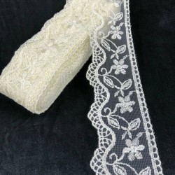 Krem Güpür Dantel Model 116-DAN-589