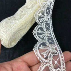 Krem Güpür Dantel Model 117-DAN-591