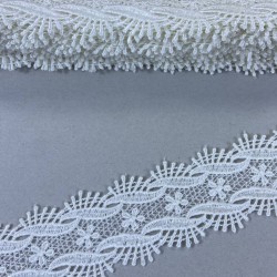 Kırmızı Likralı Dantel Süsleme Danteli  1 Metre-DAN-595