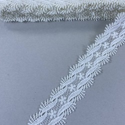 Kırmızı Likralı Dantel Süsleme Danteli  1 Metre-DAN-595