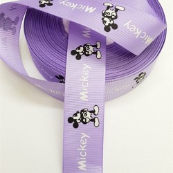 Micki Mause Baskılı Grogren Kurdele 3 cm-DGK-1048