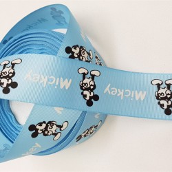 Micki Mause Baskılı Grogren Kurdele 3 cm-DGK-1050