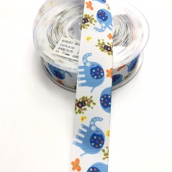 Fil Desenli Grogren Kurdele 2,5 cm-DGK-1106