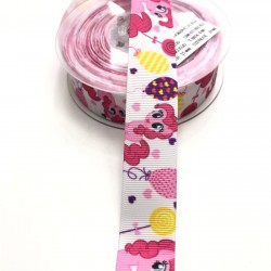 Balon Desenli Grogren Kurdele 2,5 cm-DGK-1117