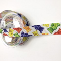 Haribo Desenli Grogren Kurdele 2,5 cm-DGK-1119