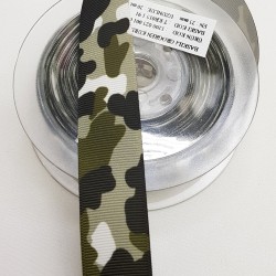 Kamuflaj Desenli Baskılı Kurdele 2,5 cm-DGK-1181 Kamuflaj Desenli Baskılı Kurdele 2,5 cm-DGK-1181