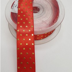 Baskılı Saten Kurdele 2,5 cm-DGK-1217