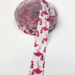 Baskılı Saten Kurdele 2,5 cm-DGK-1223