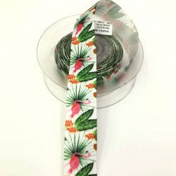 Baskılı Saten Kurdele 2,5 cm-DGK-1225