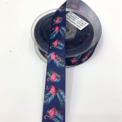 Baskılı Saten Kurdele 2,5 cm-DGK-1226