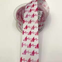 Baskılı Saten Kurdele 2,5 cm-DGK-1240