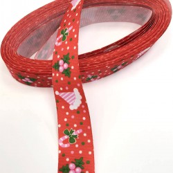 Yılbaşı Desenli Grogren Kurdele -DGK-1450