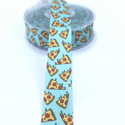 Pizza Desenli Grogren Kurdele-DGK-1469