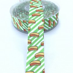 Hamburger Desenli Grogren Kurdele-DGK-1470