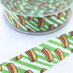 Hamburger Desenli Grogren Kurdele-DGK-1470