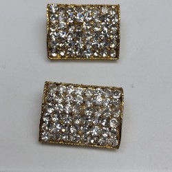 Altın Sarısı Dikdörtgen Taşlı Abiye Düğme-DGM-1001 Altın Sarısı Dikdörtgen Taşlı Abiye Düğme-DGM-1001