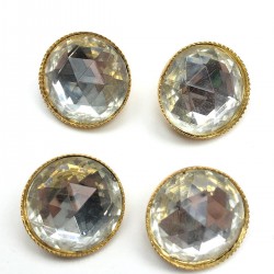 Altın Sarısı Taşlı Abiye Düğme-DGM-1011 Altın Sarısı Taşlı Abiye Düğme-DGM-1011