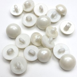 Beyaz Plastik İnci Düğme-DGM-1026 Beyaz Plastik İnci Düğme-DGM-1026