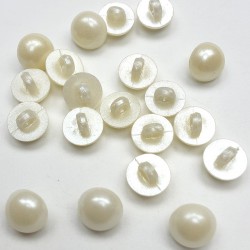 Krem Plastik İnci Düğme-DGM-1027 Krem Plastik İnci Düğme-DGM-1027