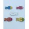 Balık Desenli Renkli Düğme-DGM-1042