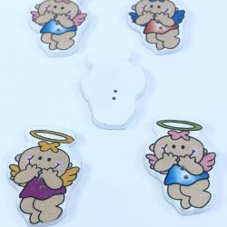 Bebek Desenli Renkli Düğme-DGM-1050 Bebek Desenli Renkli Düğme-DGM-1050