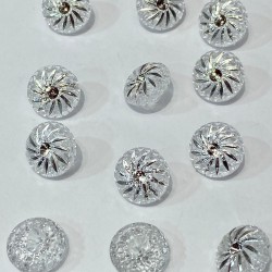 Şeffaf Gümüşlü Alttan Dikmeli Düğme 1 Paket 10 Adet-DGM-1082 Şeffaf Gümüşlü Alttan Dikmeli Düğme 1 Paket 10 Adet-DGM-1082