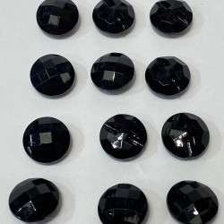 Siyah Plastik Alttan Dikmeli Düğme 1 Paket 10 Adet-DGM-1084 Siyah Plastik Alttan Dikmeli Düğme 1 Paket 10 Adet-DGM-1084