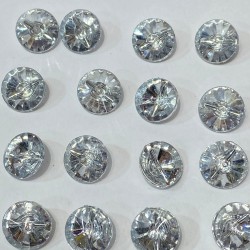 Gümüş Rengi Alttan Dikmeli Şeffaf Dikme Düğme 1 Paket 10 Adet-DGM-1089 Gümüş Rengi Alttan Dikmeli Şeffaf Dikme Düğme 1 Paket 10 Adet-DGM-1089