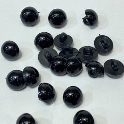 Siyah Plastik İnci Düğme 1 Paket 10 Adet-DGM-1092 Siyah Plastik İnci Düğme 1 Paket 10 Adet-DGM-1092