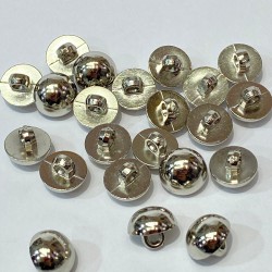 Gümüş Plastik İnci Düğme 1 Paket 10 Adet-DGM-1093 Gümüş Plastik İnci Düğme 1 Paket 10 Adet-DGM-1093