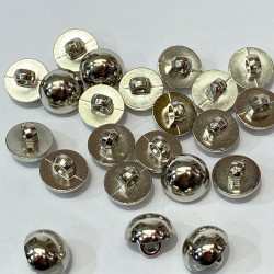 Gümüş Plastik İnci Düğme 1 Paket 10 Adet-DGM-1093 Gümüş Plastik İnci Düğme 1 Paket 10 Adet-DGM-1093