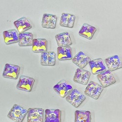 Şeffaf Janjanlı Küçük Kare Plastik Delikli Düğme 1 Paket 10 Adet-DGM-1096 Şeffaf Janjanlı Küçük Kare Plastik Delikli Düğme 1 Paket 10 Adet-DGM-1096