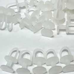 Beyaz Perde Düğmesi 1 Paket 50 Adet-DGM-1098 Beyaz Perde Düğmesi 1 Paket 50 Adet-DGM-1098