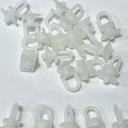 Beyaz Stoper Perde Düğmesi 1 Paket 20 Adet-DGM-1099 Beyaz Stoper Perde Düğmesi 1 Paket 20 Adet-DGM-1099