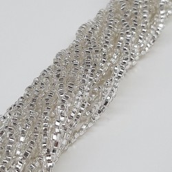 Kesme Gümüş Dizi Kum Boncuk-DKB-31