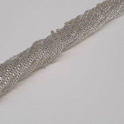 Şeffaf Gümüş Rengi Dizi Kum Boncuk-DKB-35