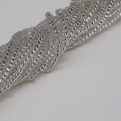 Şeffaf Gümüş Rengi Dizi Kum Boncuk-DKB-35