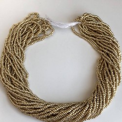 Altın Kaplama Rengi Dizi Kum Boncuk-DKB-45