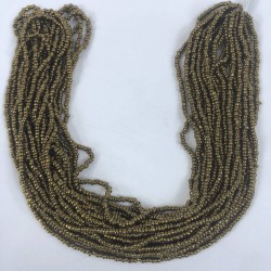 Koyu Altın Rengi Dizi Kum Boncuk 1 Dizi-DKB-67