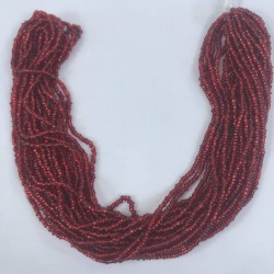 Koyu Kırmızı Dizi Kum Boncuk 1 Dizi-DKB-69