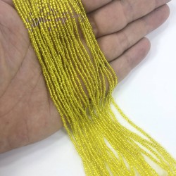 Koyu Sarı Dizi Kum Boncuk 1 Dizi-DKB-72