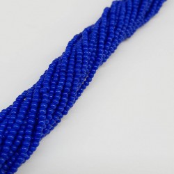 Mat Lacivert Dizi Kum Boncuk-DKB-8